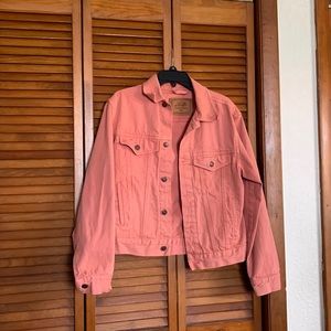 Vintage Coral Calvin Klein denim jacket